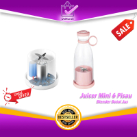 Juicer Cup Blender Portable Juicer Mini 6 Pisau Blender Botol Jus 0875 Air Baterai