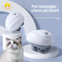 นวดแมวแบบเต็มตัวกันน้ำสำหรับศีรษะและแก้ม Pet Smart ขนสัตว์ แปรง
