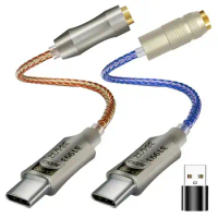 USB C Dac Headphone Adapter Hifi USB Dac Headphone Amplifier Hifi USB Dac Headphone Amplifier With USB Type C To 3.5mm Headphone