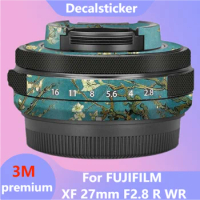 For FUJIFILM XF 27mm F2.8 R WR Lens Sticker Protective Skin Decal Vinyl Wrap Film Anti-Scratch Protector Coat XF27 2.8