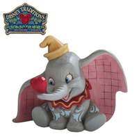 【正版授權】Enesco 小飛象 愛心 塑像 公仔 精品雕塑 Dumbo 迪士尼 Disney - 339990