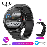 Hot Lige 600 mAh large battery watch men smart watch men IP68 waterproof smartwatch AMOLED HD screen