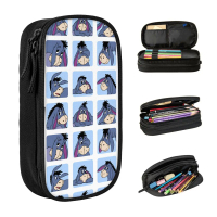 Winnie The Pooh Bear And Tigger Eeyore Pencil Case Animal Cartoon Girls Boys Pencil Bag Printed Scho