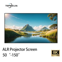 CBSP PET Crystal ALR UST Projector Screen 72"-120" Ambient Light Rejecting CLR Fixed Frame 8K Ultra Short Throw Projection