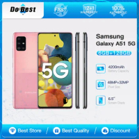 Original Samsung Galaxy A51 A516U 5G Mobile Phone 6.5" 6GB RAM 128GB ROM CellPhone Fingerprint NFC Octa Core Android SmartPhone