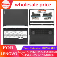 New For Lenovo Legion 5-15IMH05 5-15ARH05H 5-15ARH05 5-15IMH05H Laptop LCD Back Cover Front Bezel Palmrest Bottom Case Hinges