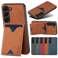 EUCAGR Leather Phone Case for Samsung A15 A25 A35 A55 5G A22 A20S A30 A70 A13 A33 A32 A31 A52 A51 A54 A53 A34 A24 A23 A14 A05S