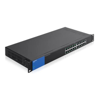 LGS124P 24-Port Unmanaged Gigabit Switch รองรับ PoE เน็ตเวิร์คสวิตช์สำหรับธุรกิจ รับประกันตลอดอายุกา