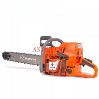 Professional power gasoline chainsaw for hus 395xp wood cutting garden tool petrol chain saw