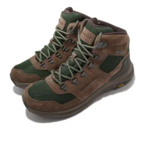 【MERRELL】戶外鞋 Ontario 85 Mesh WP 男鞋 中筒 防水 支撐 穩定避震 耐磨 黃金大底 棕綠(ML500153)