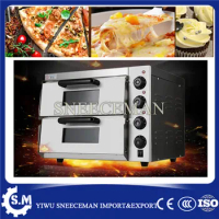 Pizza Oven Commercial Pizza Furnace Baking Oven Timing control Double Bakery Professional Oven Egg Tart Oven