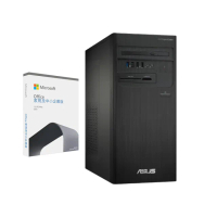 【ASUS 華碩】Office2021企業版升級組★i5六核商用電腦(ExpertCenter D500TD/i5-12400/8G/1TB HDD/W11P)