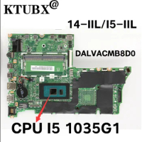 DALVACMB8D0 Motherboard For Lenovo ThinkBook 14-IIL Laptop Motherboard With CPU I5 1035G1 100% Test Work