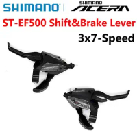 SHIMANO ACERA ALTUS EF500 3x7v Groupset- EZ FIRE PLUS Shift/Brake Lever - 2-Finger Lever Size - 3x7 Front Speeds Original Parts