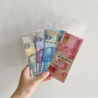 [ISI 50] PLASTIK BUKET UANG OPP 7 X 20 PLASTIK UANG