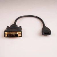 TV Game Console DVI Male to Female Adapter Cable Low Latency for HDMI-compatible Converter Conversion Connector Laptop