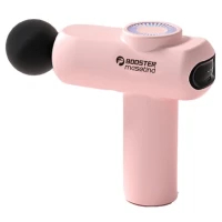Booster MaseTina 迷你按摩槍 - 粉紅 | 附6個按摩頭 | 448g迷你輕巧 |2000-2800rpm
