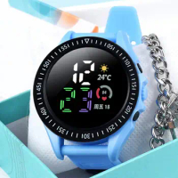 Silicone Digital Watch Men Sport Watches Electronic LED Male Smart Alarm Clock Support Kids Digital Watch Waterproof Wristwatch