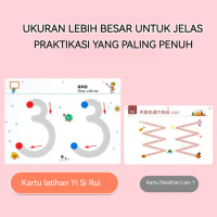 Magic Workbook 128 Pcs / Activity Book / Dot Reusable Pen / Buku Aktivitas Anak Belajar / Pen Traini