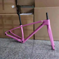 EARRELL Bicycle Carbon road Frame Bike mtb Frame 29er 27.5er 15/17 BB68 Mountain Bike pink Frame accessories