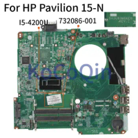 For HP Pavilion 15-N 15-F I5-4200U Laptop Motherboard 732086-001 732086-501 Notebook Mainboard DA0U83MB6E0 DDR3