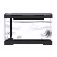 【凱勒】450型壓克力魚缸 懶人魚缸 水族缸 造景魚缸 亞克力魚缸(燈光 過濾 增氧 除藻 殺菌 智能觸控)