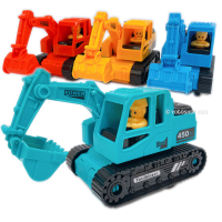 NILE小隊長 慣性挖土機 搖頭系列 8815/一盒10個入(促60) 怪手玩具 工程車-CF148857