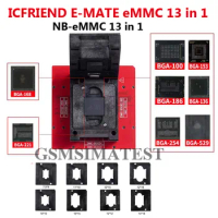 latest High speed version MOORC E MATE X EMMC EMATE BGA 13 IN 1 for Z3X EASY JTAG PLUS BOX , UFI BOX, Medusa Pro Box