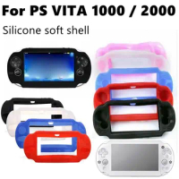 Transparent Game Console Shell Multiple Colors Silica Gel Game Console Protective Case for PS VITA 1000/2000 Games Accessories
