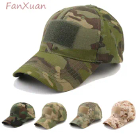 Camouflage Tactical Baseball Cap for Men Outdoor Jungle Airsoft Camo Military Men's Caps Hiking Runing Snapback Hats