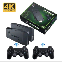 4K Game Stick Game Console Wireless Gamepad HDMI TV Retro Video Game