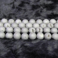 2strands Silver Seed Beads Metallic Titanium Coated Druzy Quartz Round Loose Beads Jewelry Making