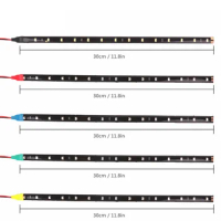2PCS Free Delivery LED Strip Lamp Automobile Soft Lamp Patch Lamp with 3528/1210-30cm Low Pressure Tear Eye Lamp Light Bar 30cm