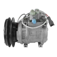 24V Air Conditioning Compressor ND447200-0243 ND447200-0240 20Y-979-3111 Compatible with Komatsu Bulldozer D155AX-3 D155A-3
