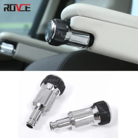 ROVCE 2 Pcs Alloy Seat Armrest Box Adjustment Knobs For Land Rover Range Rover Vogue L405 /Sport 14-22/Discovery 5 LR5 17-22
