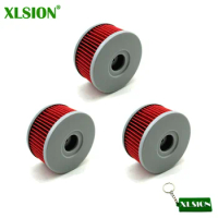 XLSION 3x Oil Filters For Suzuki TU250 GZ250 DRZ250 VL125LC Beta Motor SP250 DR250 SG350 DR