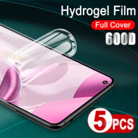 5PCS Safety Film For Xiaomi Mi 11 Lite 5G NE 11T Pro 10t Screen Gel Protector Hydrogel Film For Xiaomi11t 11Lite Soft Not Glass