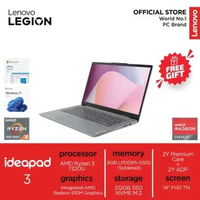 LENOVO IDEAPAD 3 14AMN8 9WID [AMD R3-7320U/ 8GB/ 512GB/ 14" FHD TN/ WIN11HOME/ OH+M365] ARCTIC GREY