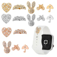 Bracelet Nails Watch Band Ornament Ring Nails For Apple Watch Band Strap Decorative Ring Nails Wristbelt Charms For Apple Watch
