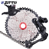 ZTTO Bicycle 9 Speed Cassette Chain 9Speed Bike Shifter Rear Derailleur Groupset Single Crankset System HG Hub Group Set
