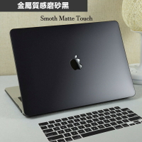 深空黑超薄筆記本電腦保護殼適用於 2024 年 2023 年 Macbook Air M3 15.3 13 M2 配件
