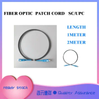 1M 2M SC/UPC-SC/UPC Single Mode Simplex G657A2 SX Core Diameter Black Drop Cable Fiber Optic Patch Cord