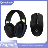 Original Logitech G304 Esports Wireless Mouse With Logitech G435 Wireless Bluetooth Headset Set Mouse And Keyboard E-sports Game