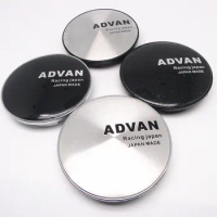 4pcs 68mm 62mm For ADVAN RACING Wheel Center Cap Hubs Car Styling Emblem Badge Logo Rims Cover 65mm Stickers Accessories