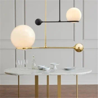 Nordic Art Magic Bean Pendent lamp Minimalist Design Living Room Restaurant Bar Decoration Suspension Lamps Fixtures