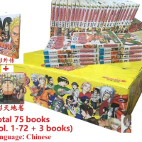 Manga Book Japan Youth Teens Adult Classic Cartoon Comic Anime Animation Libros Complete Set 75 Books Language Chinese