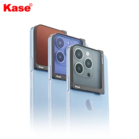 Kase Cell Phone Magnetic Square Filter (CPL/ND/Star Burst/Streak Blue/Natural Night Filter) for iPhone Samsung Huawei Xiaomi