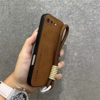 เคสโทรศัพท์, สำหรับ iPhone 7 Plus, iPhone 8 Plus, iPhone SE 2 2020, iPhone SE3 2022, ทำจากหนัง, กันล