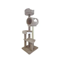 Solid Wood Cat Climbing Tower Cat Tree Tree for Cats Supplies Pet Products