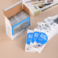 10pcs/bag Cleaning Shoe Wrapped Travel Disposable Wipes Brush Ultra-clean Shoe Wipe Portable Individually Clean Sneakers Tool